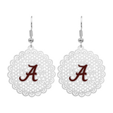 Alabama Crimson Tide Round Filigree Necklace Set