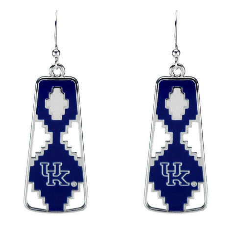 Kentucky Wildcat Aztec Style Earrings