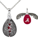 Alabama Crimson Tide Ladybug Necklace