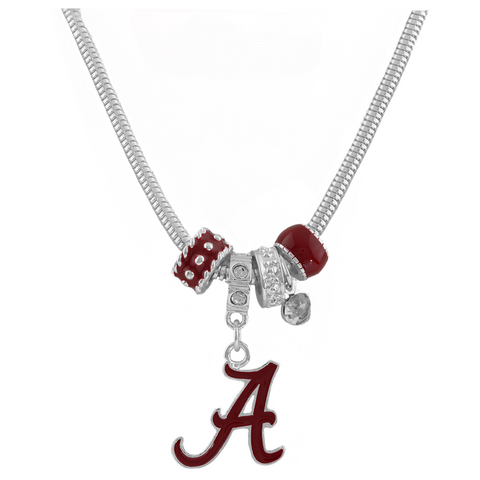 Alabama Crimson Tide Natalya Beaded Necklace