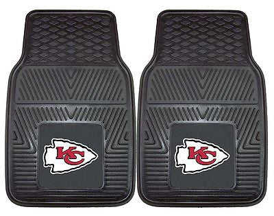 Kansas City Chiefs Vinyl Auto Floor Mats Set of 2