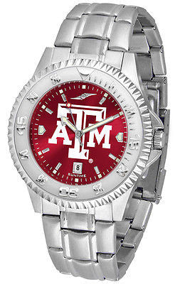 Texas A&M Aggies Men's Competitor Stainless Steel AnoChrome Watch