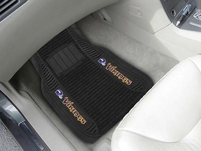 Minnesota Vikings Vinyl Deluxe Auto Floor Mats