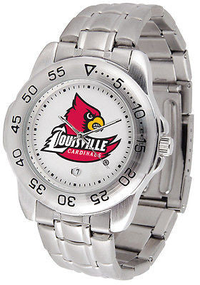 Louisville Cardinals Men's Sports Stainless Steel Watch