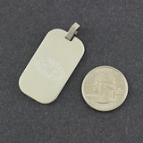 Auburn Tiger Dog Tag Pendant