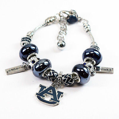 Auburn Tigers Charm Bracelet (OUT OF STOCK)