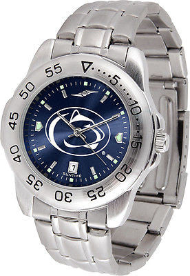 Penn State Men's Stainless Steel Sports AnoChrome Watch