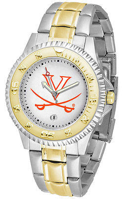 Virginia Cavaliers Competitor Two Tone Stainless Steel Men's Watch