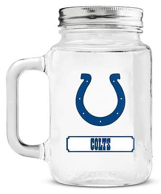 Indianapolis Colts 20 oz. Mason Jar