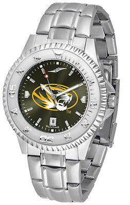 Missouri Tigers Men's Competitor Stainless Steel AnoChrome Watch