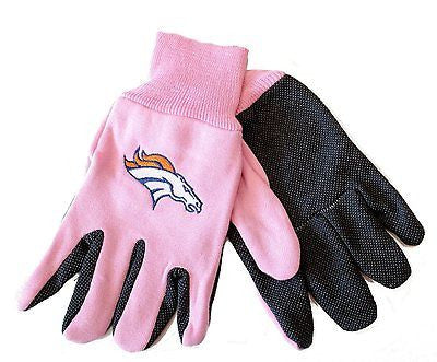 Denver Broncos Pink Team Gloves