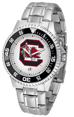 South Carolina Gamecocks Men's Competitor Stainless AnoChrome with Color Bezel