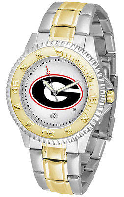 Georgia Bulldogs Competitor Two Tone Stainless Steel Men's Watch