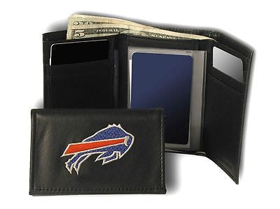 Buffalo Bill Men's Embroidered Tri Fold Leather Wallet OUT OF STOCK