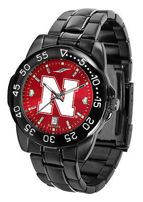 Nebraska Huskers Men's Fantom Sport AnoChrome Watch