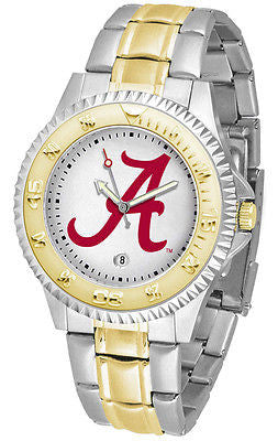 Alabama Crimson Tide Competitor Two Tone Stainless Steel Men's Watch