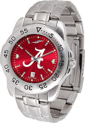 Alabama Men's Stainless Steel Sports AnoChrome Watch