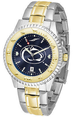 Penn State Men's Competitor Stainless Steel AnoChrome Two Tone Watch