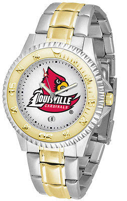 Louisville Cardinals Competitor Two Tone Stainless Steel Men's Watch
