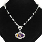 LSU Tigers Crystal Necklace