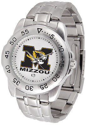 Missouri Tigers Men's Sports Stainless Steel Watch
