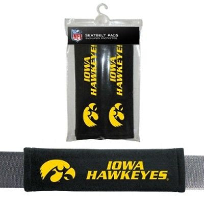 Iowa Hawkeyes Seat Belt Pads