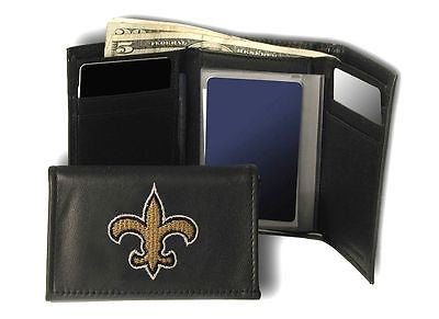New Orleans Saints Men's Tri Fold Wallet