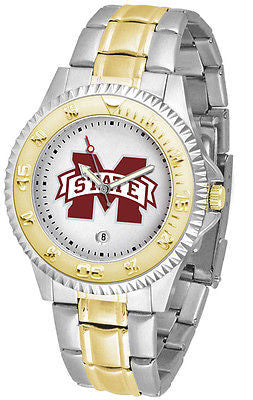 Mississippi State Bulldogs Competitor Two Tone Stainless Steel Men's Watch