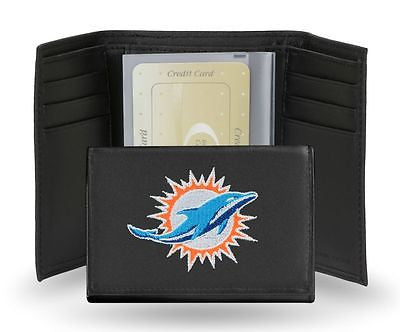 Miami Dolphins Embroidered Men's Tri Fold Wallet (OUT OF STOCK)