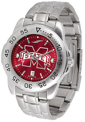 Mississippi State Men's Stainless Steel Sports AnoChrome Watch