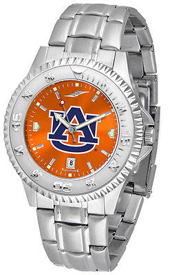 Auburn Tigers Men's Competitor Stainless Steel AnoChrome Watch