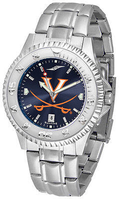 Virginia Cavaliers Men's Competitor Stainless Steel AnoChrome Watch