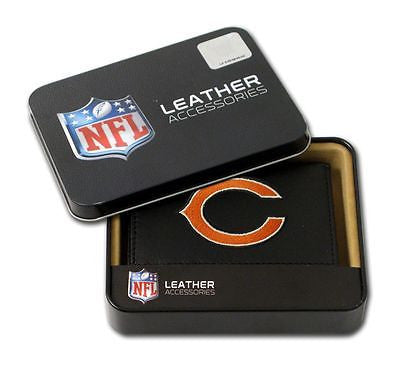 Chicago Bears Embroidered Men's Tri Fold Wallet