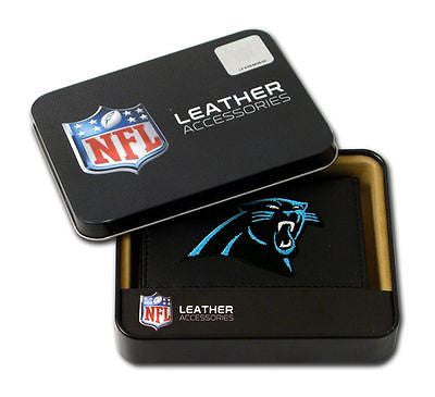 Carolina Panthers Embroidered Men's Tri Fold Wallet