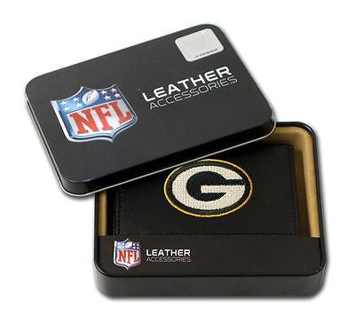 Green Bay Packers Embroidered Men's Tri Fold Wallet