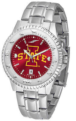 Iowa State Cyclones Men's Competitor Stainless Steel AnoChrome Watch