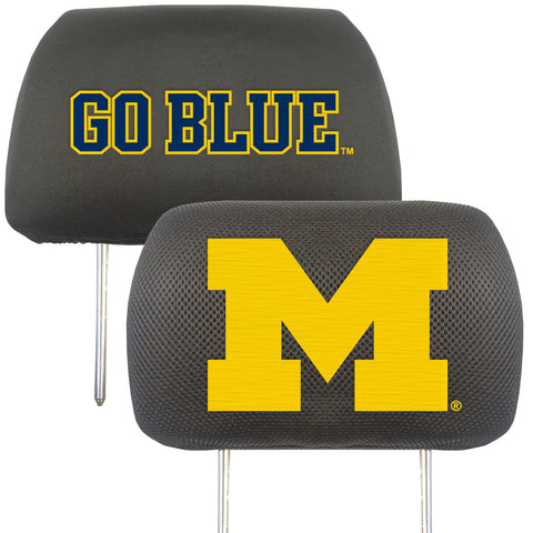 Michigan Wolverines Headrest Covers