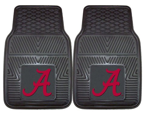 Alabama Crimson Tide Heavy Duty 2-Piece Vinyl Car Mats  OUT OF STOCK