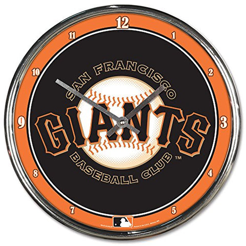 San Francisco Giants Chrome Wall Clock