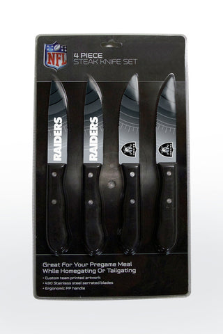 Las Vegas Raiders 4 Piece Knife Set (out of stock)