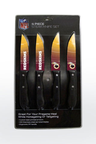 Washington Redskins 4 Piece Stake Knife Set  OUT OF STOCK