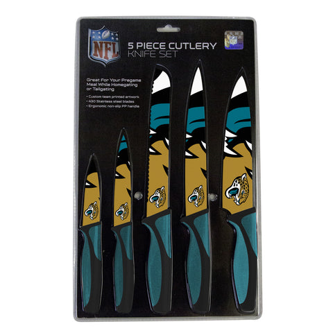 Jacksonville Jaguars 5 Piece Knife Set (out of stock)