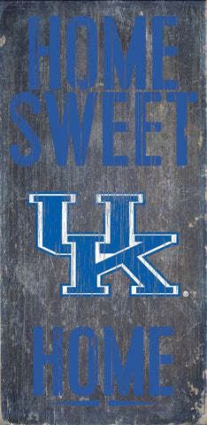Kentucky Wildcats Home Sweet Home Wood Wall Sign