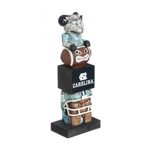 North Carolina Tar Heels Tiki Totem Pole
