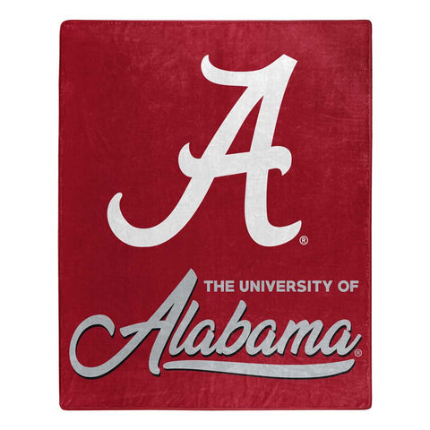 Alabama Crimson Tide Blanket 50 x 60 Raschel Signature Design