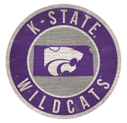 Kansas State Wildcats 12" Wooden Wall Sign (OUT OF STOCK)