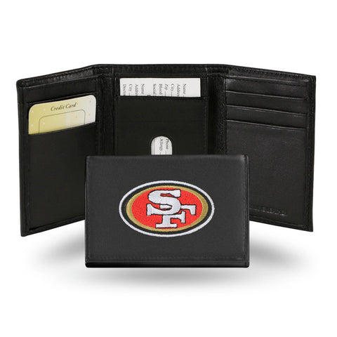 San Francisco 49ers Trifold Leather Embroidered Wallet