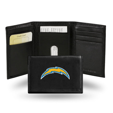 Los Angeles Chargers Leather Men's Tri Fold Wallet