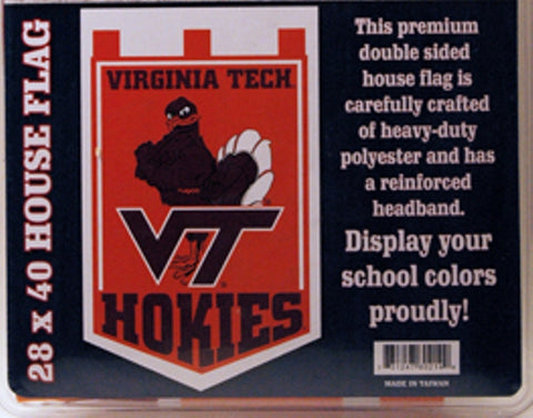 Virginia Tech Double Sided House Banner Flag