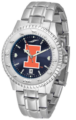 Illinois Men's Competitor Stainless Steel AnoChrome Watch
